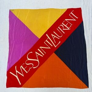 YSL - 100% SILK SQUARE SCARF